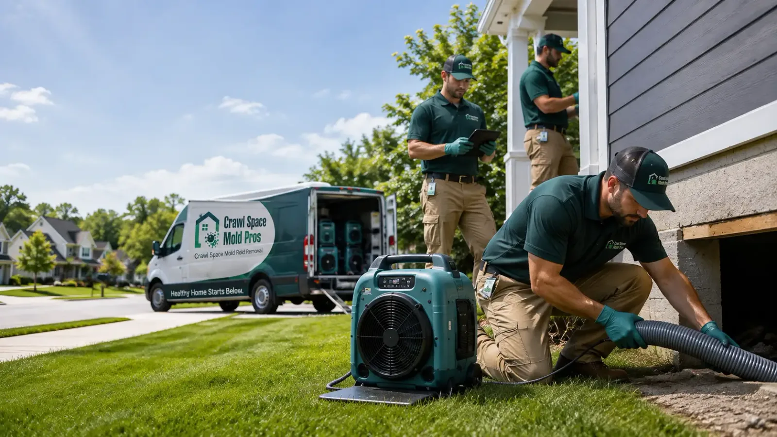 Crawl Space Mold Removal in Byesville, OH